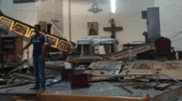 ضحايا جراء انفجار إرهابي في كنيسة بسوريا
