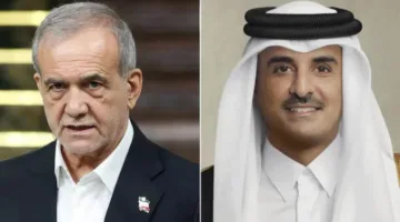الرئيس الإيراني يعبر لأمير قطر عن حزنه تجاه الهجوم على قاعدة العديد