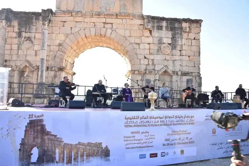 مهرجان وليلي للموسيقى التقليدية يستقبل الزوار مهرجان وليلي للموسيقى التقليدية يستقبل الزوار