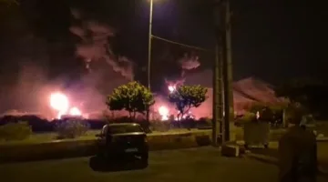 انفجارات قوية تضرب إيران بعد ضربة إسرائيلية لمخزن وقود رئيسي (فيديو)