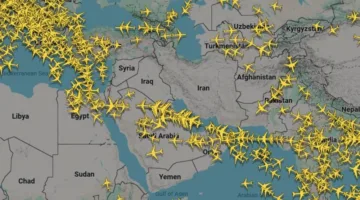 إيقاف الرحلات الجوية فوق إيران والعراق وسوريا والأردن وإسرائيل