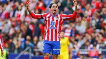 خيمينيز يغيب عن تدريبات أتلتيكو مدريد قبل مباراة بوتافوجو