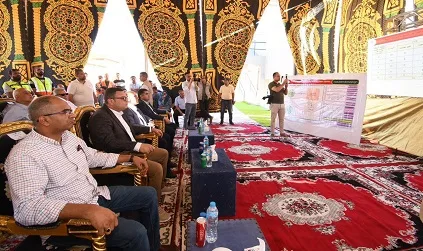 وزير الإسكان يراقب تقدم مشاريع مياه الشرب والصرف الصحي مع محافظ كفر الشيخ
