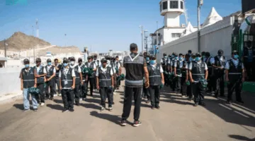 800 كشاف من وزارة الرياضة يختتمون دعمهم لحجاج بيت الله الحرام