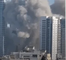 صواريخ إيرانية تضرب مبنى سوق الألماس في إسرائيل