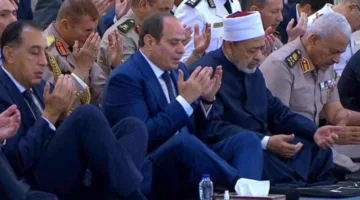 مراسم صلاة عيد الأضحى في مسجد مصر الكبير بالعاصمة الإدارية