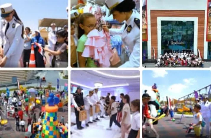 وزارة الداخلية ت commemorates عيد الأضحى مع الأيتام وتقدم لهم الهدايا والأنشطة الترفيهية.