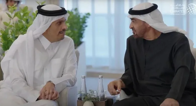 محادثات بين الإمارات وقطر تناقش قضايا إقليمية وعالمية محادثات بين الإمارات وقطر تناقش قضايا إقليمية وعالمية