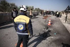 الدفاع المدني السوري: مقتل شخصين نتيجة هجوم طائرة مسيرة على دراجة نارية في إدلب