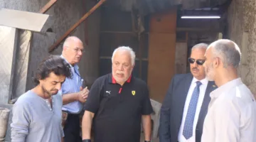الصبروط يزور نادي نقابة المهن التمثيلية مع النقيب أشرف زكي