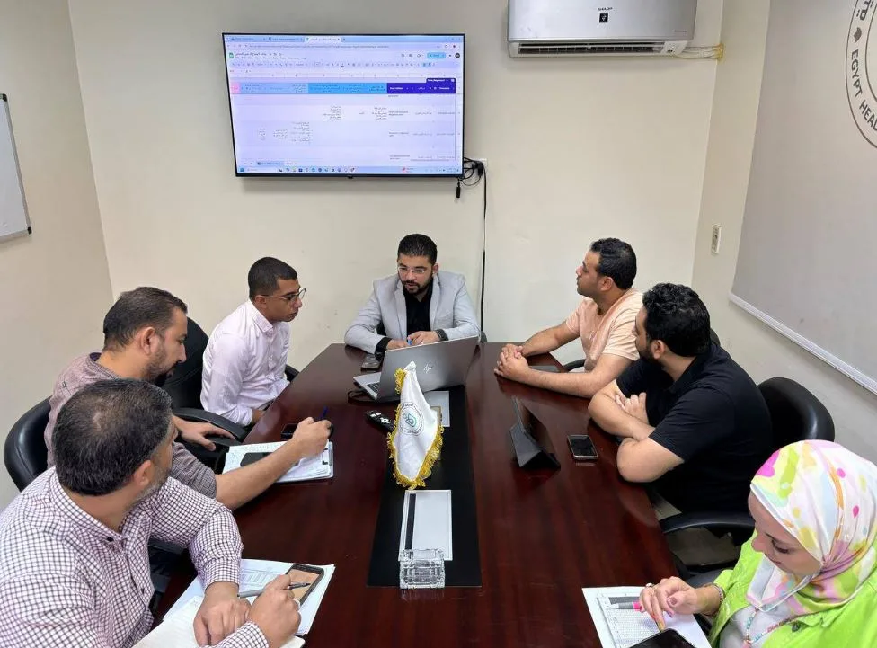 الهيئة العامة للرعاية الصحية في جنوب سيناء تراقب التطورات في الخدمات الصحية المقدمة للمرضى المستفيدين من النظام. الهيئة العامة للرعاية الصحية في جنوب سيناء تراقب التطورات في الخدمات الصحية المقدمة للمرضى المستفيدين من النظام.