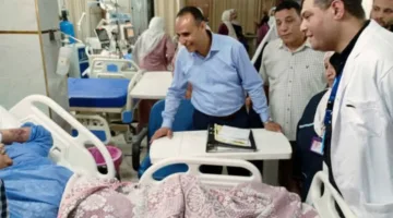 وكيل وزارة الصحة في الشرقية يقوم بجولة تفقدية لمستشفى أبوكبير المركزي.