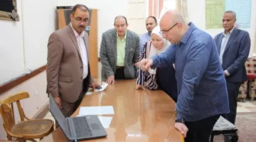 محافظ بني سويف يراجع استعدادات لجان امتحانات الثانوية العامة 2024/2025