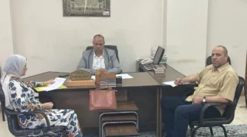 اجتماع لجنة خدمة المجتمع وتنمية البيئة في كلية الزراعة بجامعة الفيوم