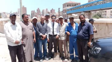 نائب محافظ مطروح يراقب أعمال قسم النظافة