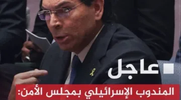 تفاصيل ما ذكره ممثل إسرائيل في مجلس الأمن بشأن الهجمات الإيرانية