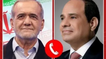مكالمة هاتفية مهمة بين الرئيس السيسي والرئيس الإيراني