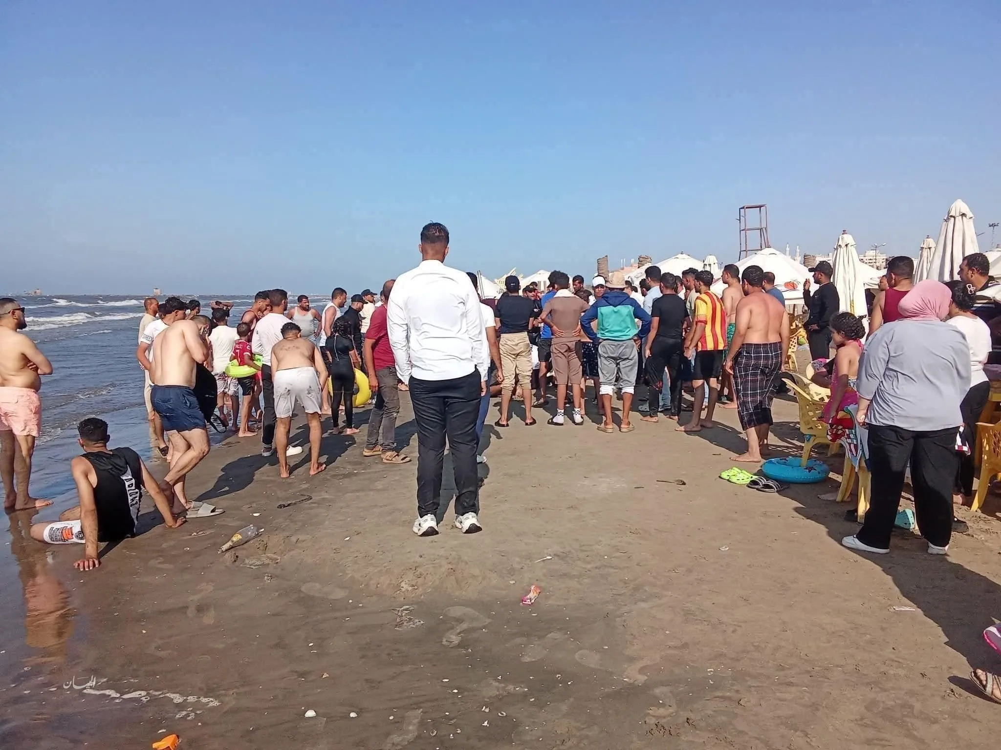 حالتان غرق في غضون 24 ساعة على شاطئ بورسعيد حالتان غرق في غضون 24 ساعة على شاطئ بورسعيد
