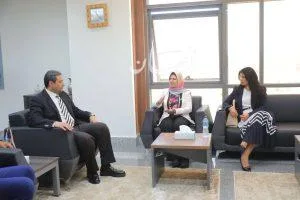 محافظ دمياط يلقى مدير مكتب برنامج الأمم المتحدة للمستوطنات البشرية UN Habitat في مصر