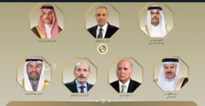 وزير الخارجية يتواصل مع نظرائه في قطر والسعودية والبحرين والكويت والعراق والأردن