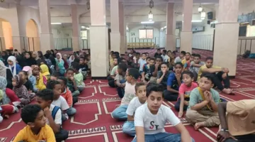 انطلاق البرنامج الصيفي للأطفال في مسجد بدر بمدينة أبو سمبل السياحية