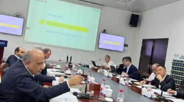 وزير الكهرباء يقوم بزيارة لشركة الشبكة الحكومية للكهرباء في جنوب الصين