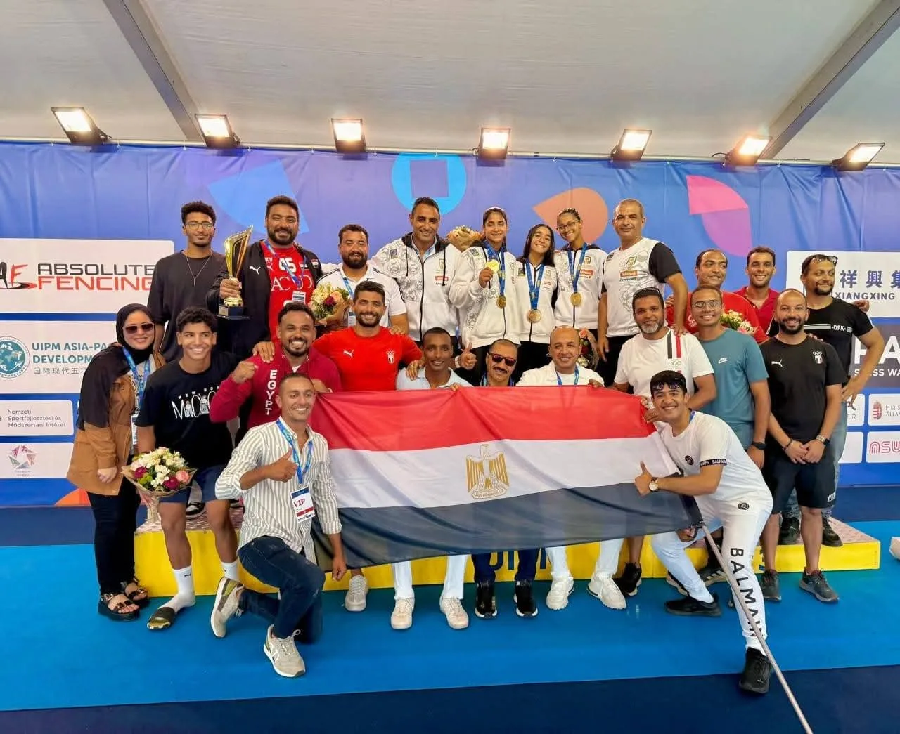 منتخب مصر للخماسي الحديث يحقق 4 ميداليات ذهبية وميدالية برونزية في المجر