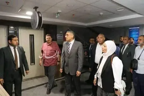 محافظ الجيزة يزور مشروع تحسين مبنى التأمين الصحي في منطقة روز اليوسف