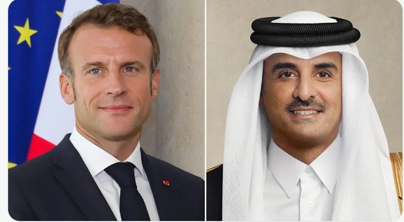 أمير قطر يناقش مع ماكرون وميلوني آثار الهجوم الأمريكي على إيران