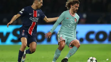 حكيمي وجريزمان يتقابلان في مباراة كبيرة بين باريس وأتلتيكو في كأس العالم للأندية.