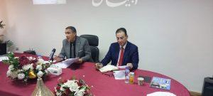 الهيئة البيطرية تتابع مع مديري مديريات الطب البيطري جهود تطعيم الماشية ومتابعة الحالة الوبائية ورصد الأوضاع ودعم المربين