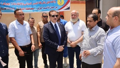محافظ المنوفية يشارك في إطلاق التشغيل التجريبي لمحطتي معالجة صرف صحي نادر وزاوية الناعورة