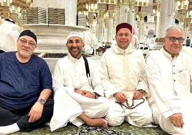 خالد الجندي يتحدث عن لقائه بأحمد سعد خلال مناسك الحج: توبته جعلته أفضل منا، وقد تخلص من جميع الوشوم ويتعلم التجويد. خالد الجندي يتحدث عن لقائه بأحمد سعد خلال مناسك الحج: توبته جعلته أفضل منا، وقد تخلص من جميع الوشوم ويتعلم التجويد.