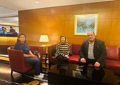 اتحاد الفنانين العرب يُعبر عن شكره لنقيب الفنانين العراقيين على تأييده لإلهام شاهين وهالة سرحان في بغداد اتحاد الفنانين العرب يُعبر عن شكره لنقيب الفنانين العراقيين على تأييده لإلهام شاهين وهالة سرحان في بغداد
