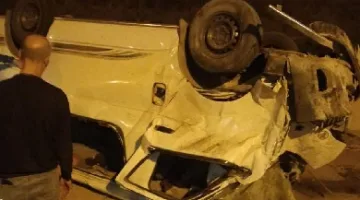 إصابة 11 فردًا في حادث سيارة على طريق القاهرة-الإسكندرية الزراعي