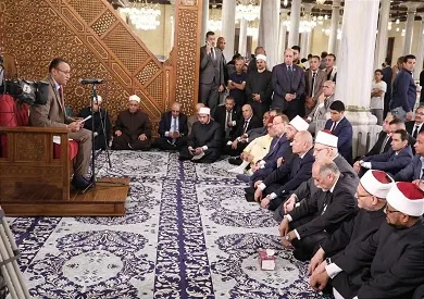 في أجواء من الروحانية.. وزير الأوقاف يحضر احتفالية رأس السنة الهجرية في مسجد الإمام الحسين في أجواء من الروحانية.. وزير الأوقاف يحضر احتفالية رأس السنة الهجرية في مسجد الإمام الحسين