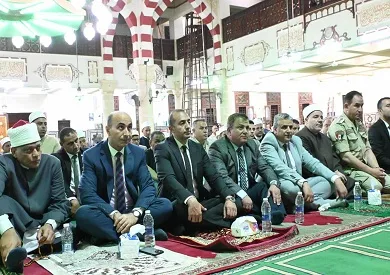 نائب محافظ البحيرة يشارك في احتفالات السنة الهجرية الجديدة من مسجد ناصر في دمنهور