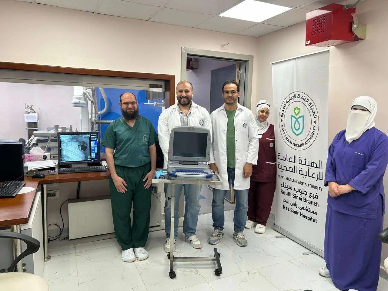 الرعاية الصحية: تحقيق نجاح في زراعة جهاز تنظيم ضربات القلب الدائم بمستشفى رأس سدر