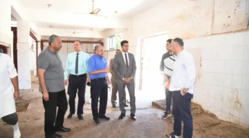 نائب محافظ مطروح يناقش مع مستشار وزير التنمية المحلية سُبل تحسين المجازر في المحافظة