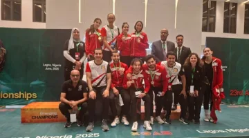 وزير الرياضة يبارك لأبطال المبارزة بعد تحقيقهم 6 ميداليات في البطولة الإفريقية