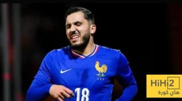 إحصائيات ريان شرقي خلال النصف الأول من المباراة ضد ألمانيا