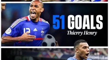 7 أهداف تفصل مبابي عن تحقيق إنجاز تاريخي مع منتخب فرنسا