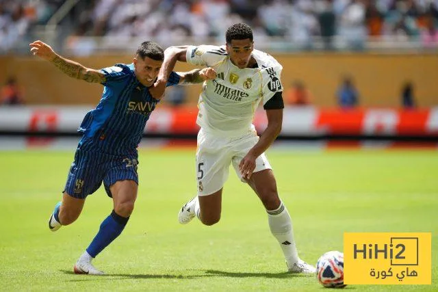 إحصائيات النصف الأول من مباراة ريال مدريد والهلال