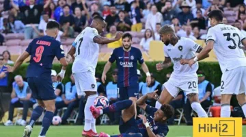 تقييم أداء لاعبي باريس سان جيرمان خلال النصف الأول من مباراة بوتافوغو
