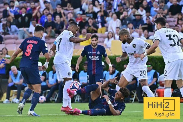 تقييم أداء لاعبي باريس سان جيرمان خلال النصف الأول من مباراة بوتافوغو