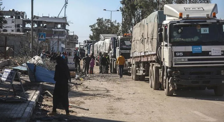 الأمم المتحدة تنبه من توقف المساعدات في غزة بسبب انقطاع الاتصالات الأمم المتحدة تنبه من توقف المساعدات في غزة بسبب انقطاع الاتصالات