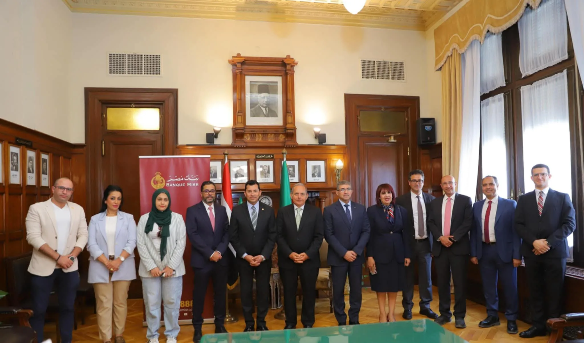 بنك مصر يبرم اتفاقية شراكة مع وزارة الشباب والرياضة لتعزيز الخدمات المالية وتعزيز الشمول المالي في الوزارة ومراكز الشباب.