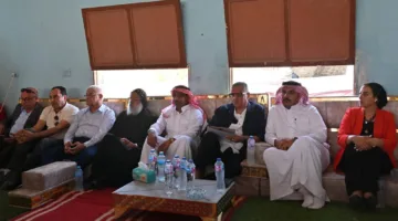 محافظ جنوب سيناء يلتقي بشيوخ وعائلات وبدو رأس سدر
