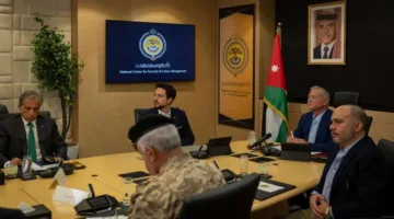 الملك يرأس اجتماعاً في المركز الوطني للأمن وإدارة الأزمات.