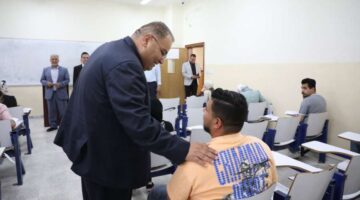 الرمحي يزور جامعة الزرقاء لمتابعة سير الامتحانات النهائية